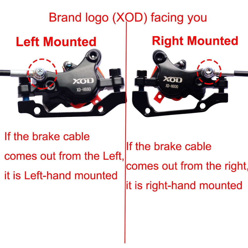 XOD Electric Scooter Hydraulic Disc Brake E-Bike for 140 160 mm