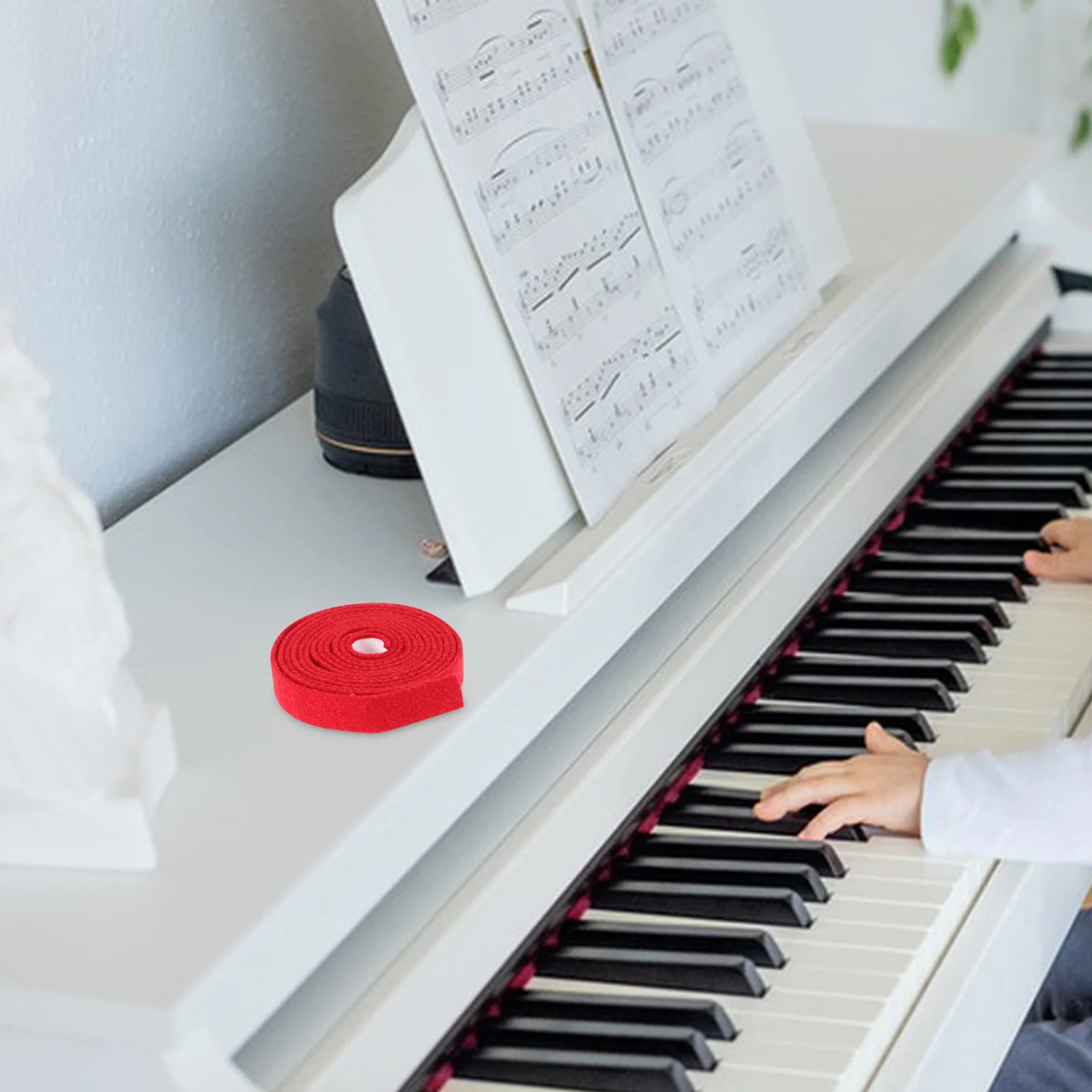 Piano mudo almofada de feltro acessórios de isolamento acústico redução de ruído som mais claro experiência de jogo confortável piano vertical