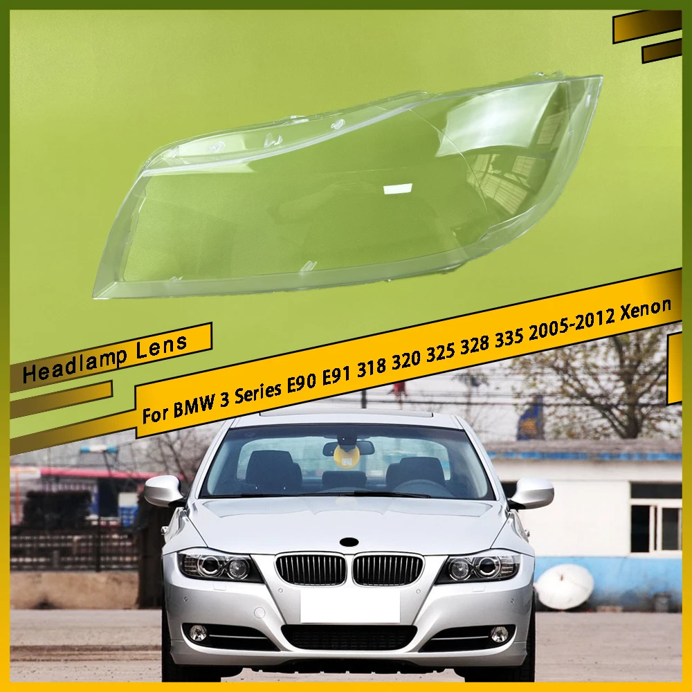 

Auto Accessory Front Headlamp Lens Replacement Auto Shell Cover For BMW 3 Series E90 E91 318 320 325 328 335 2005 - 2012 Xenon