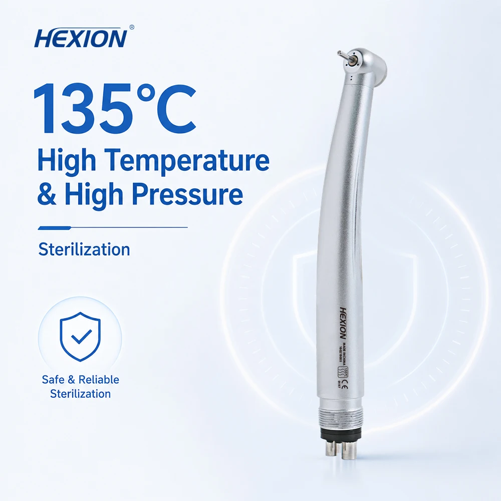 Großverkauf Dental-Faseroptik-LED-E-Generator / Ohne LED Schnelles Hochgeschwindigkeits-Handstück mit Druckknopf 4/2-Loch-Luftturbine N-S/K-Stil – Detail 9