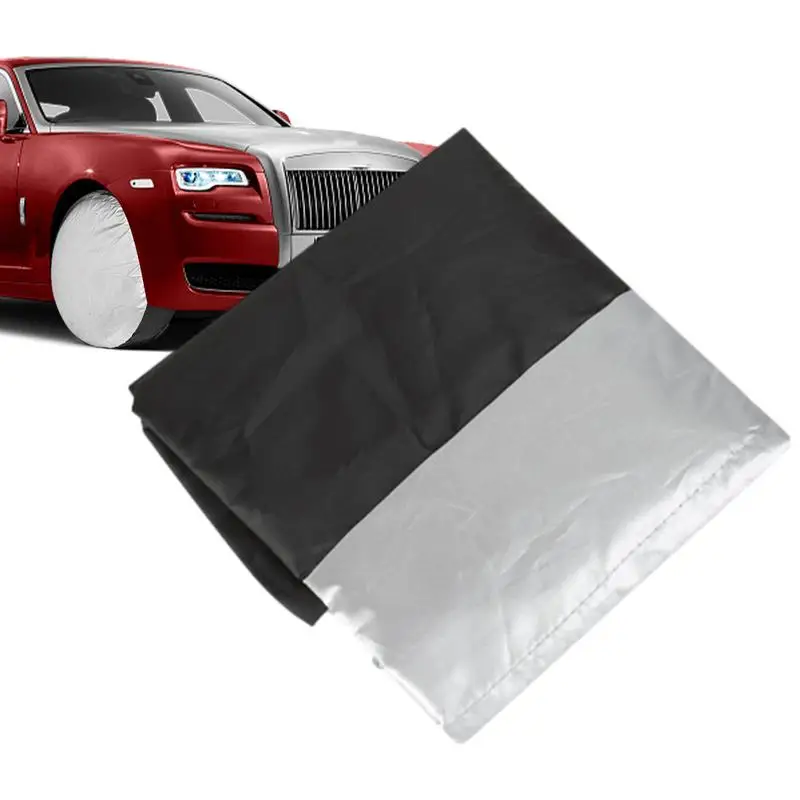 Tire Totes Waterproof Spare Tyre Wheel Cover Winter Tire Pouch With Handle Tire Storage Dust Bag Portable Wheel Organizing Pouch