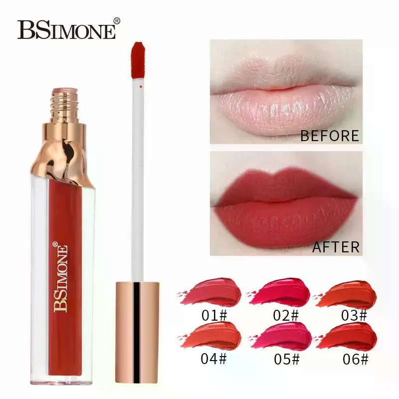 

BSIMONE Matte Velvet Lipstick Makeup Rich Shades, Smudge-Proof & Long-Lasting, Lip Preparations For Lip Makeup