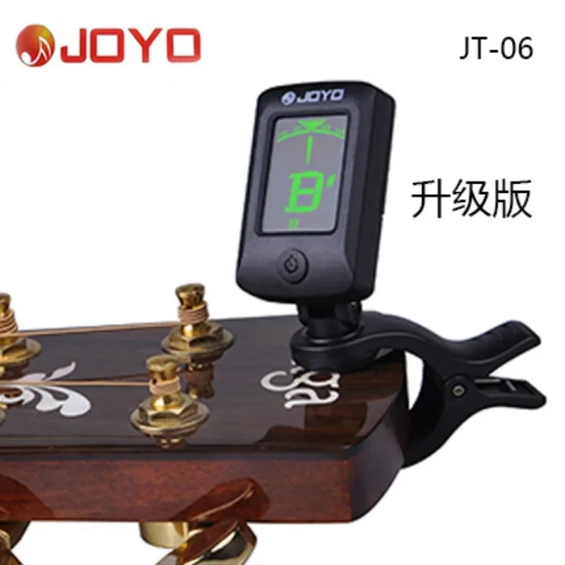 JOYO JT-06 Digitales Gitarren-Tuner, 440 Hz, Mini-Clip-on-Chromatisches Stimmgerät für Akustikbass, Violine, Ukulele, E-Gitarren-Tuner