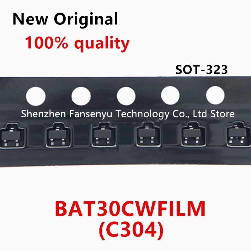

(5-10pcs)100% New BAT30CWFILM C304 SOT-323 Chipset