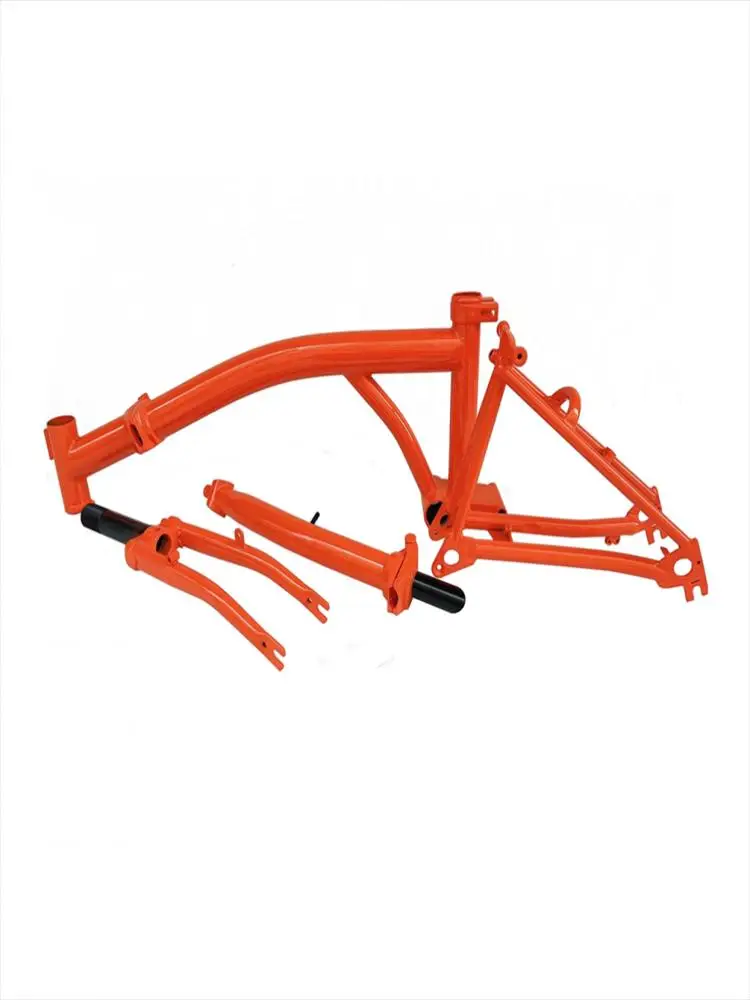 AliExpress 7Speed V Brake Tri-fold Chromium Molybdenum Steel Frame For Brompton Bicycle M Handlebar 74x112MM Frame