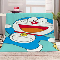 Kid's Blanket for Sofas D-Doraemon Thermal Blankets for Bed Blanket 150cm X 200cm Fluffy Soft Blankets and Throws Cobija Sofa &