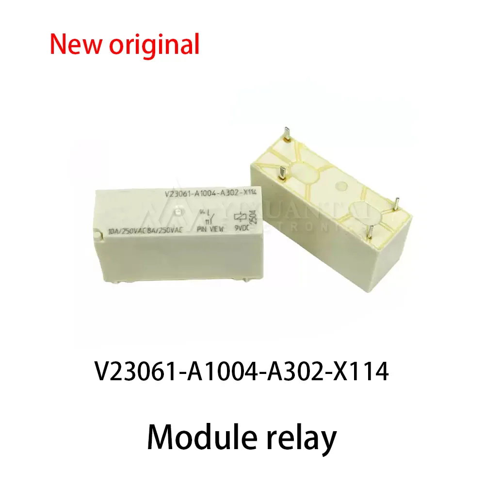(5pcs~10pcs) 100% New relay V23061-A1004-A302-X114 9V 9VDC 10A relay 4-pin module