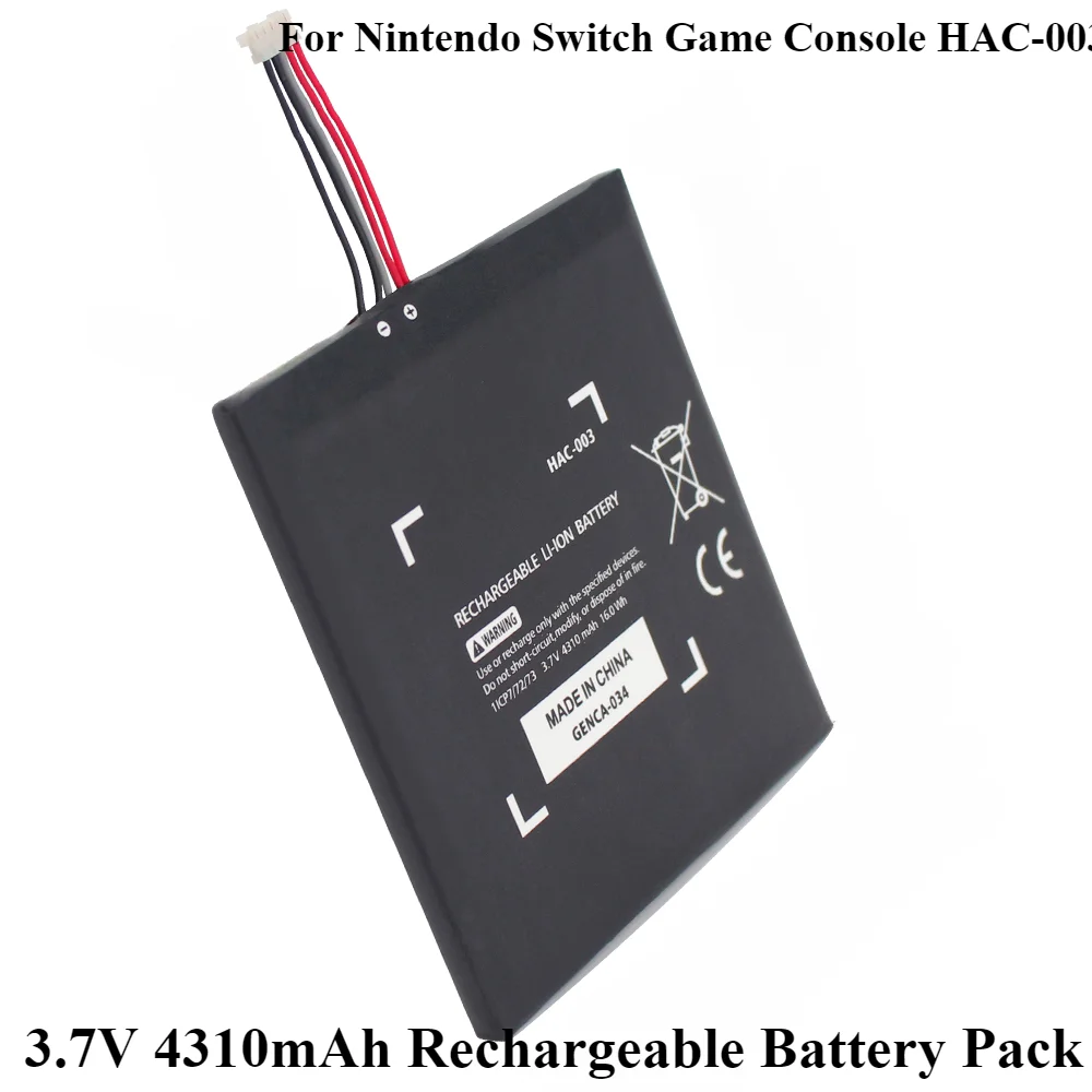 

For Nintendo Switch Game Console HAC-003 OSTENT 3.7V 4310mAh Rechargeable Battery Pack Repair Replacement