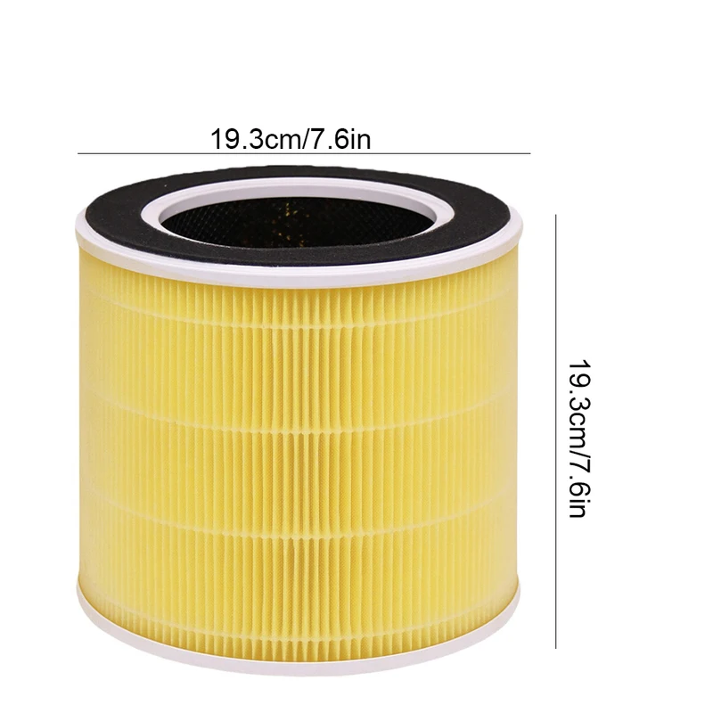 2PCS Filters Compatible with For RPAP088F2 For Air Purifier Size 193 by 193cm 76 by 76inch Enhance Indoor For Air Quality