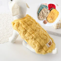 Autumn Winter Cat Clothes Soft Cozy Warm Fleece  Costume Puppy Kitten Jacket Coat Pet Sweater for Small Dogs Clothing