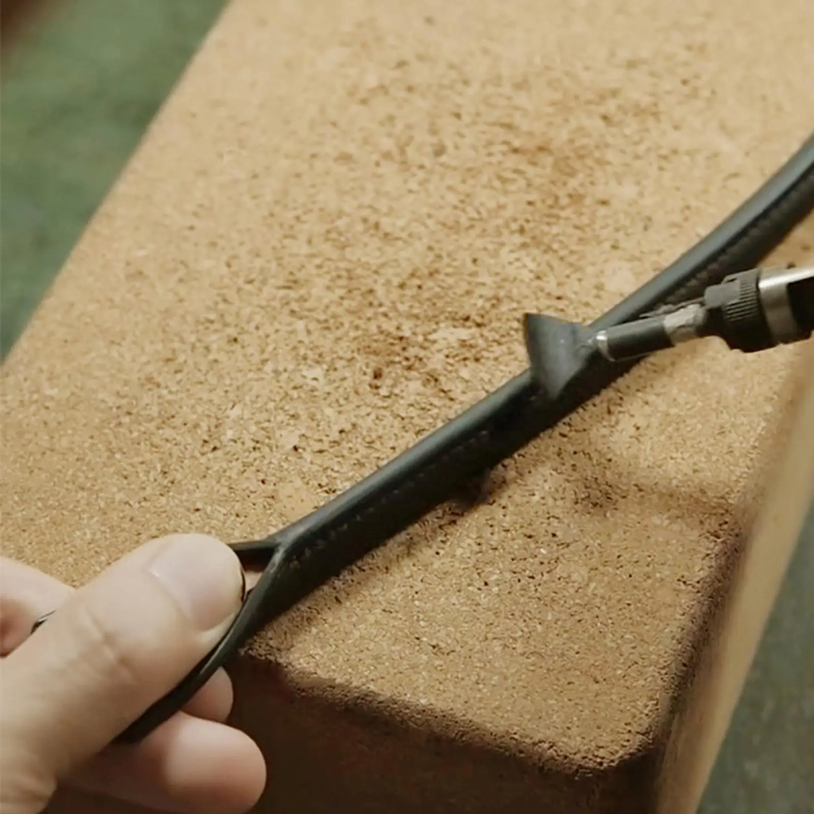 High Density Cork Brick Leather Tool for Tabletop Protection Leatherworking Punching Base for Leather Craft Kit