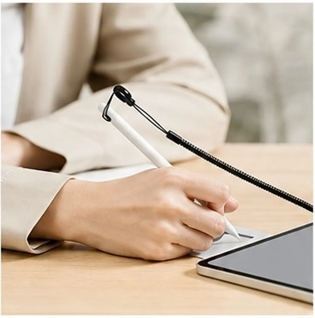 10Pcs Elastic Stylus Pen Lanyard with Antitangle Spring Rope 23Cm Retractable Coil for Tablet Pencil Holder Anti-Lost Stylus