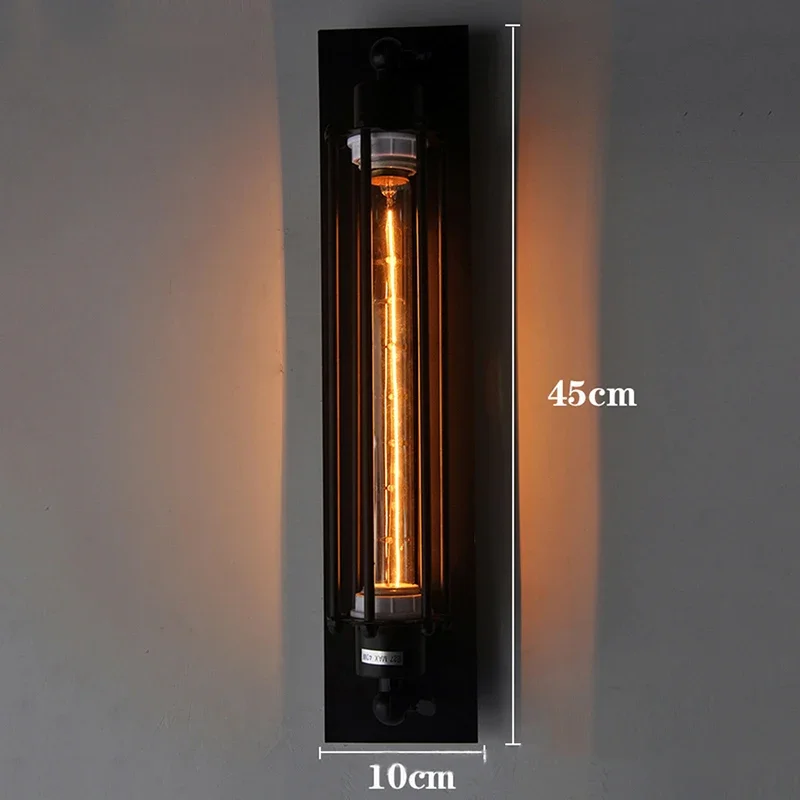 Led Light Led Wall Light Retro Loft โคมไฟห้องนอนทางเดินร้านอาหารผับบาร์ Cafe โคมไฟ Led Sconce