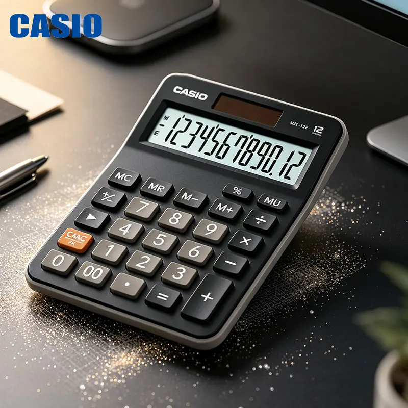 Casio MX-12B/MX-120B/AX-12B/AX-120B High-quality Business Calculators for Store Profit Calculation and Lightweight Design