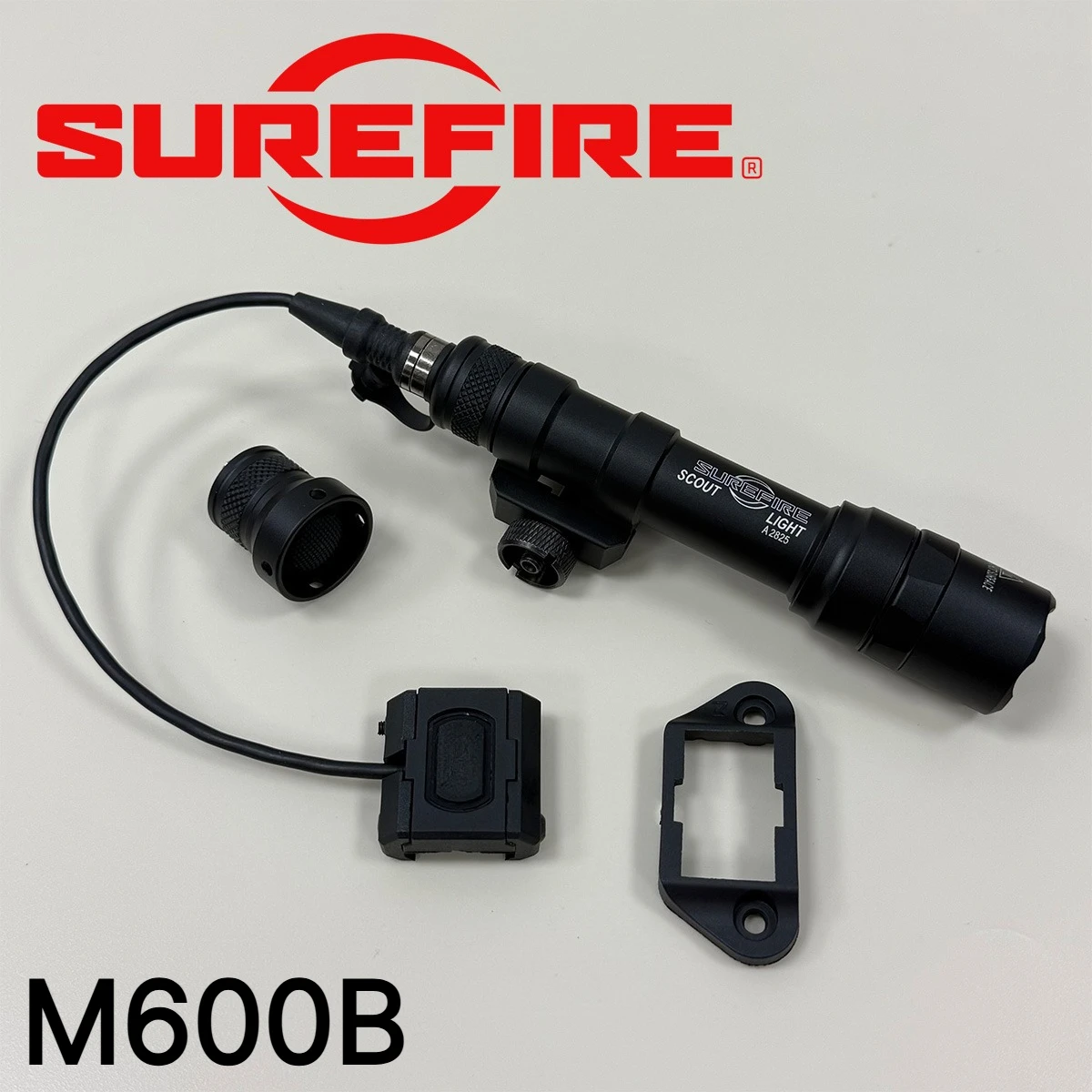 Tactical Surefire M300B M300C M600B M600C Flashlight with UNITY Pressure Switch and Tail Cap Button Switch Fits M-K KEY Rails