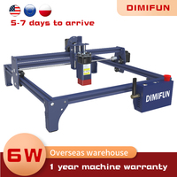 DIMIFUN 6W Laser Engraving Machine for Wood Carving with Offline Control and Wifi Connectivity - Best Choice for DIY Enthusiasts