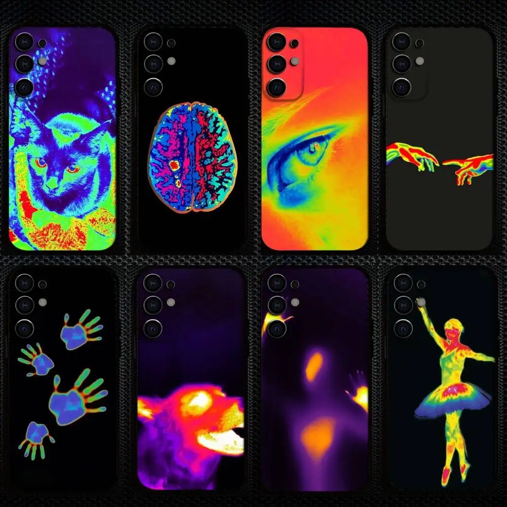 

Thermal imaging pictures Phone Case For Samsung S25,S24,S23,S22,S21,S20,Plus,Fe,Lite,Others Black Cover