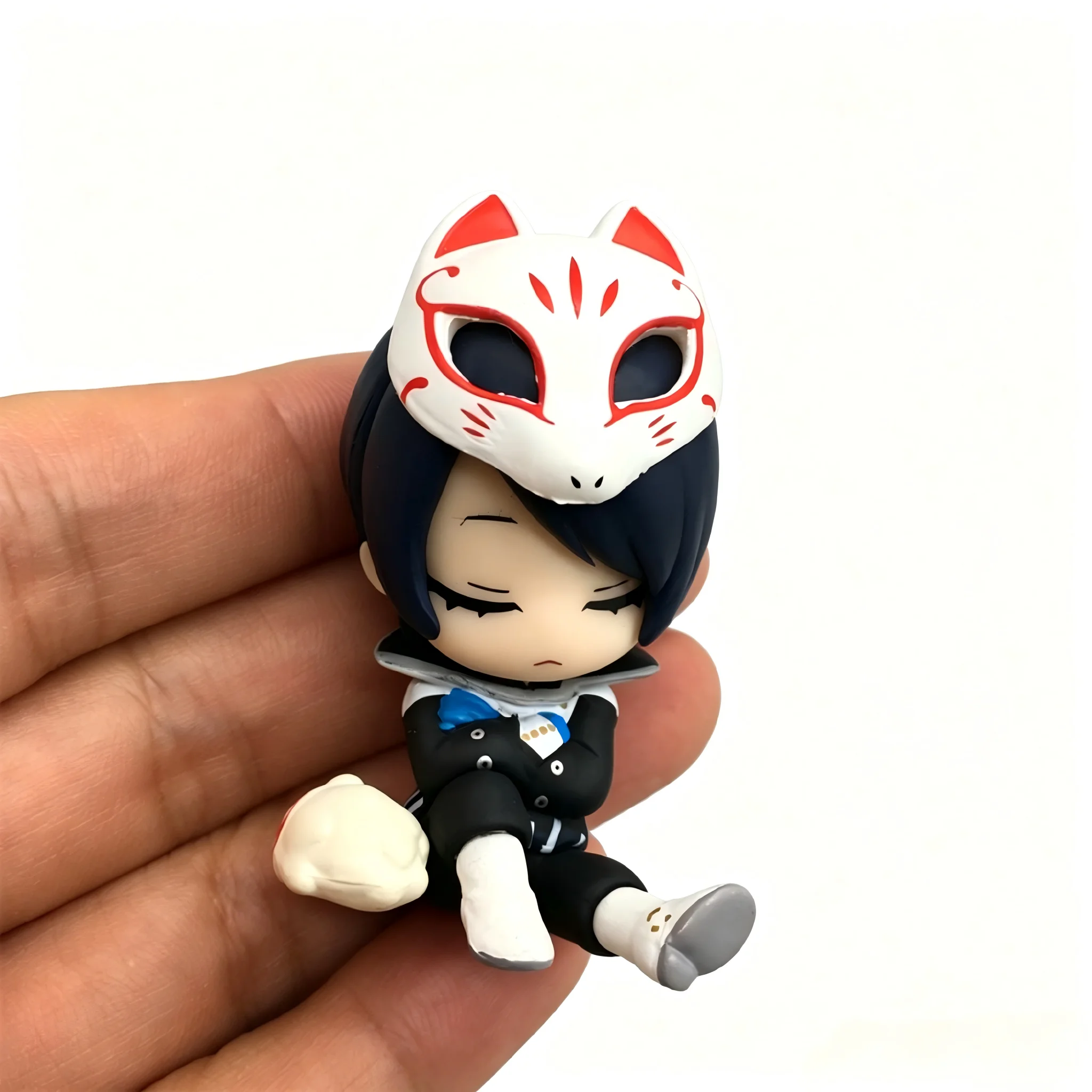 Auf Lager: Blind Box Spielzeug P5 Royal Edition Schlafende Nebeneinander Sitzende Figuren 1 Joker Mona Skull Panther Fox Sammelfiguren