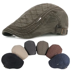 2022 Nieuwe Mannen Casual Krantenverkoper Hoed En Najaar Retro Baret Hoed Wilde Casual Hoeden Unisex Wilde Achthoekige Cap