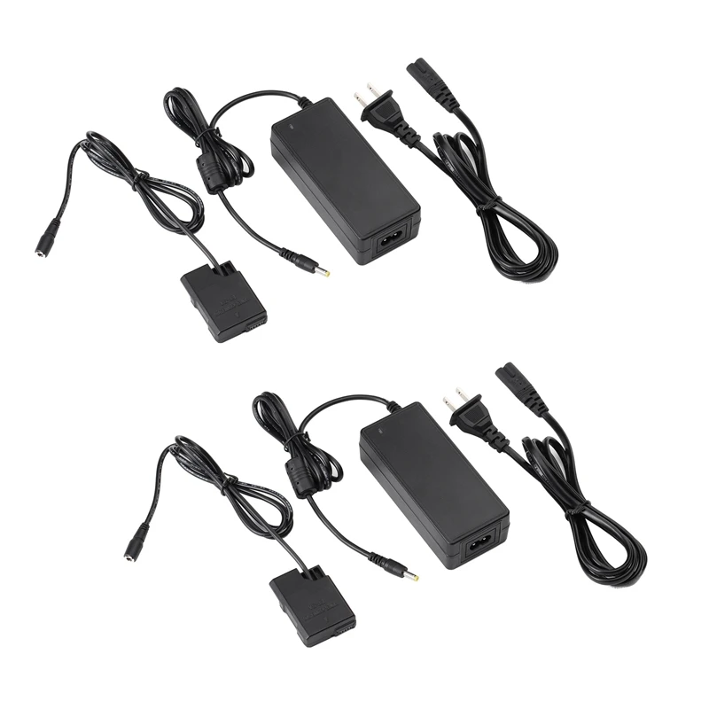 

2X AC Power Adapter DC Coupler Camera Charger Replace For EN-EL14 / For Nikon D5100 D5200 D5300 D5500 D5600(US Plug)