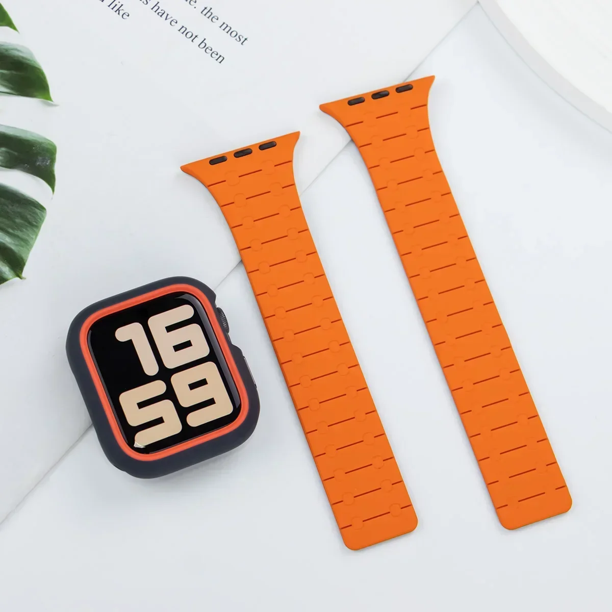 กรณีTPU + สายซิลิโคนสําหรับApple Watch Band Ultra 2 49 มม.45 มม.44 มม.41 มม.ป้องกันกรณีสร้อยข้อมือสําหรับIwatch Series 9 8 7 6 5 4