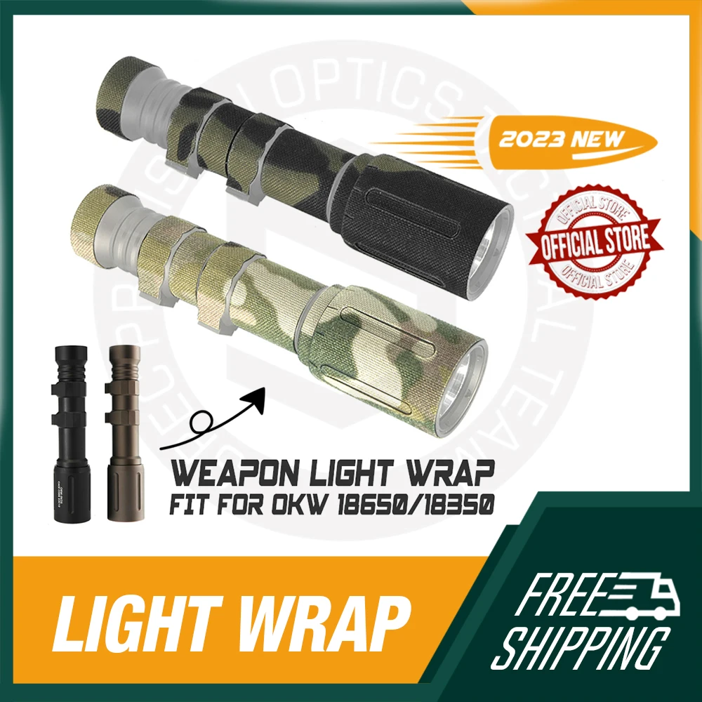 SPECPRECISION Tactical Ligth Wrap For OKW 18650 18350 Flashlight Only Sticker