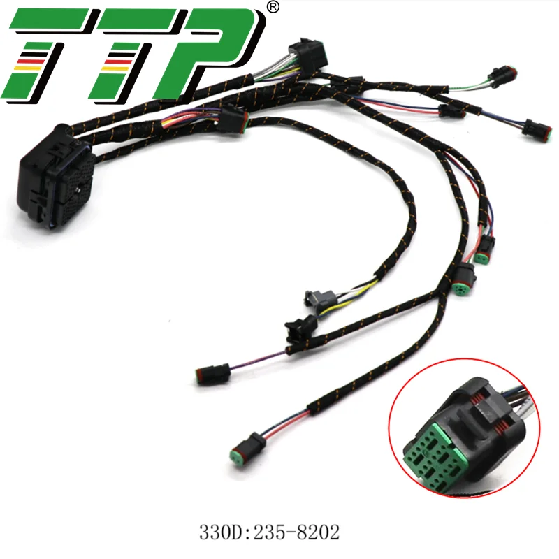 235-8202 Wiring Harness for Caterpillar C9 Engine Caterpillar Engine Wiring Harness Excavator Wiring Harness Accessories