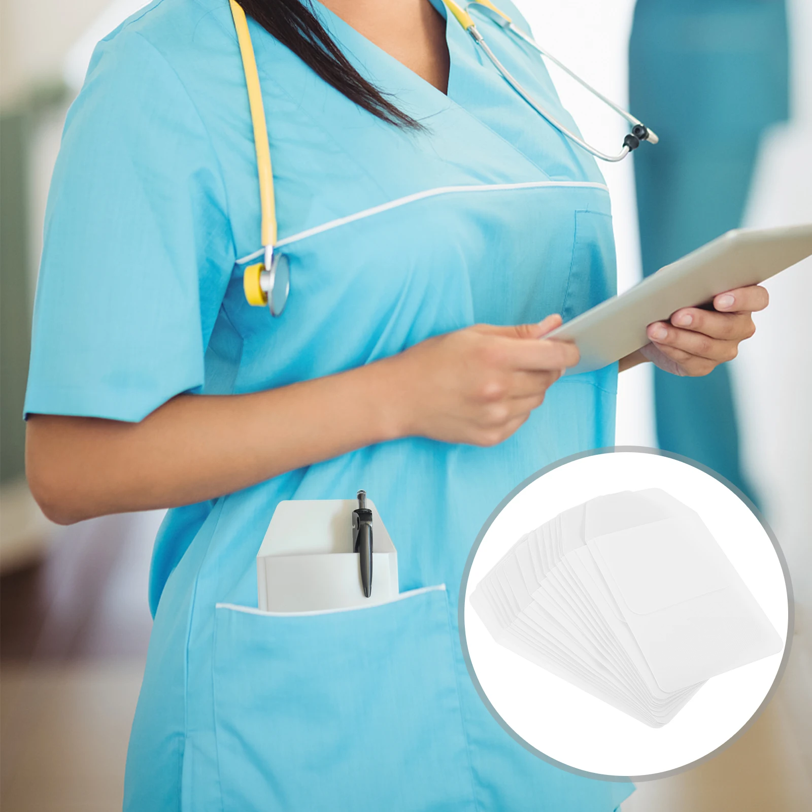 

15Pcs Pen Protector Bags Nurse Supplies Doctor Pen Cases Leak-Proof Pencil Bag Pocket Protectors for Shirts Pocket Protectors