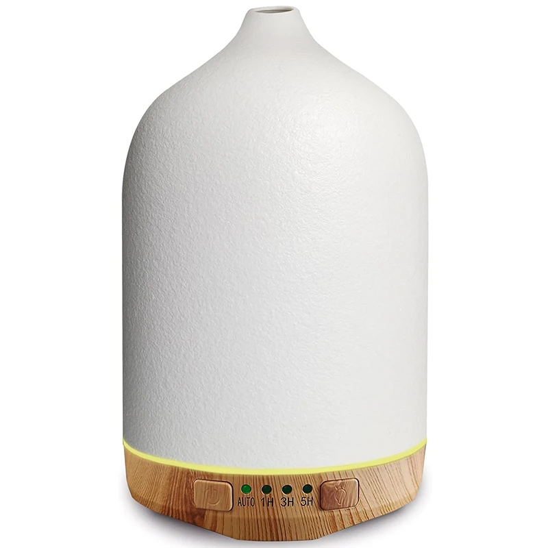 

Essential Oil Diffusers Ceramic Humidifier For Home 250ml Aromatherapy Diffuser Quiet Essential Oil Diffuser For Bedroom Office