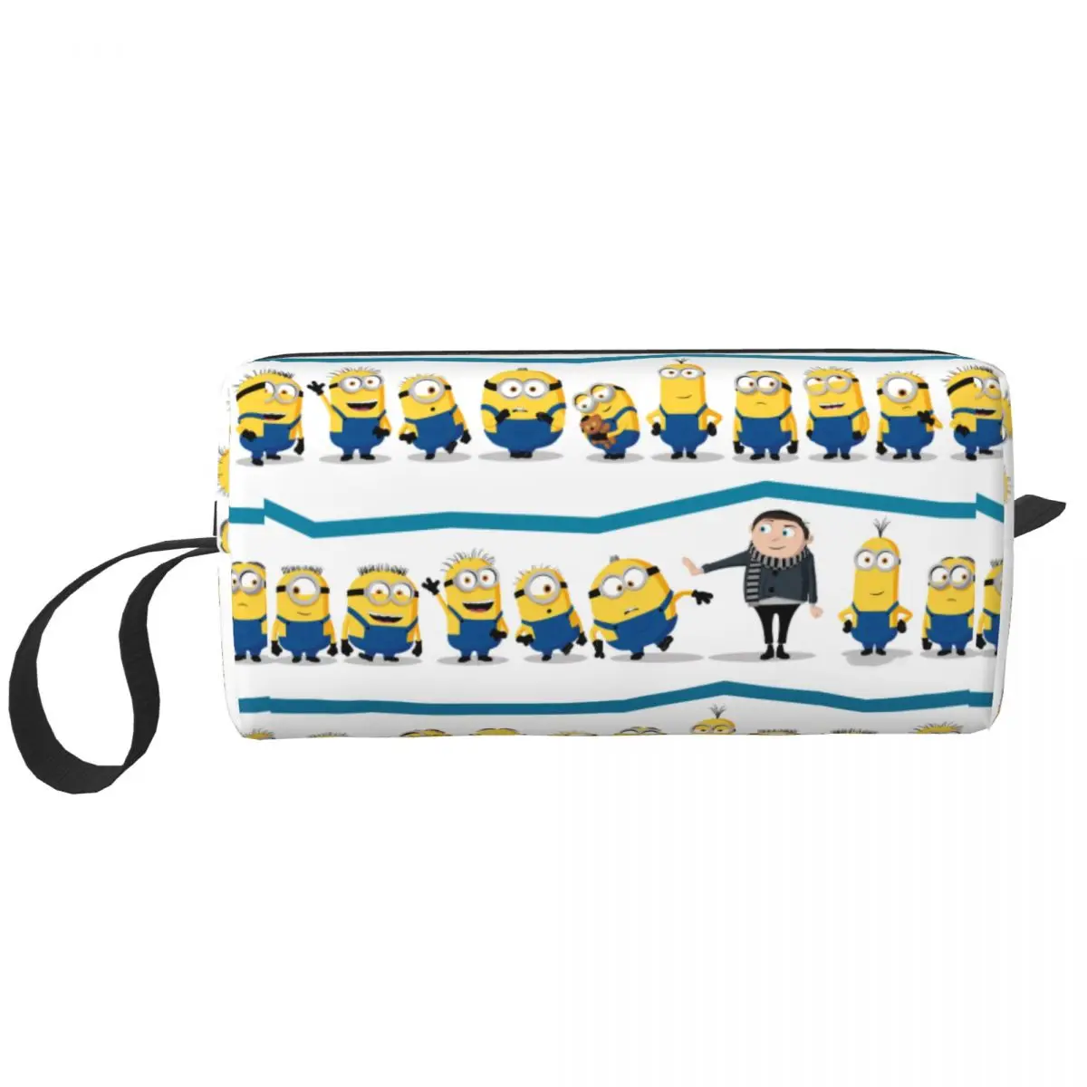 Minions Gru & Minions Line-Up Cosmetic Bag Women Makeup Bags Travel Waterproof Toiletry Bag Organizer Merch