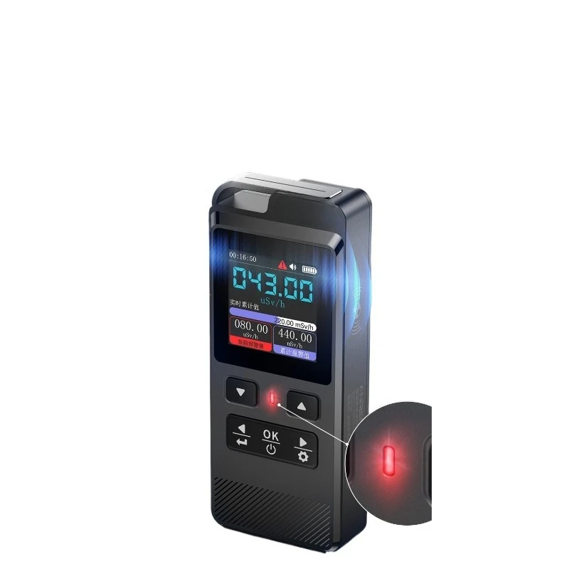 For GC-02 Nuclear Radiation Detector Household Professional Radiation Ionization Dose Alarm Geiger Counter