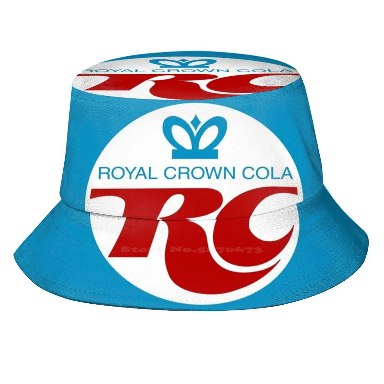 Rc Cola Unisex Summer Cap Sunscreen Hat Advertising Soft Drink Bloxworth Product Fizzy Memorabilia Nostalgia Old Cola Old