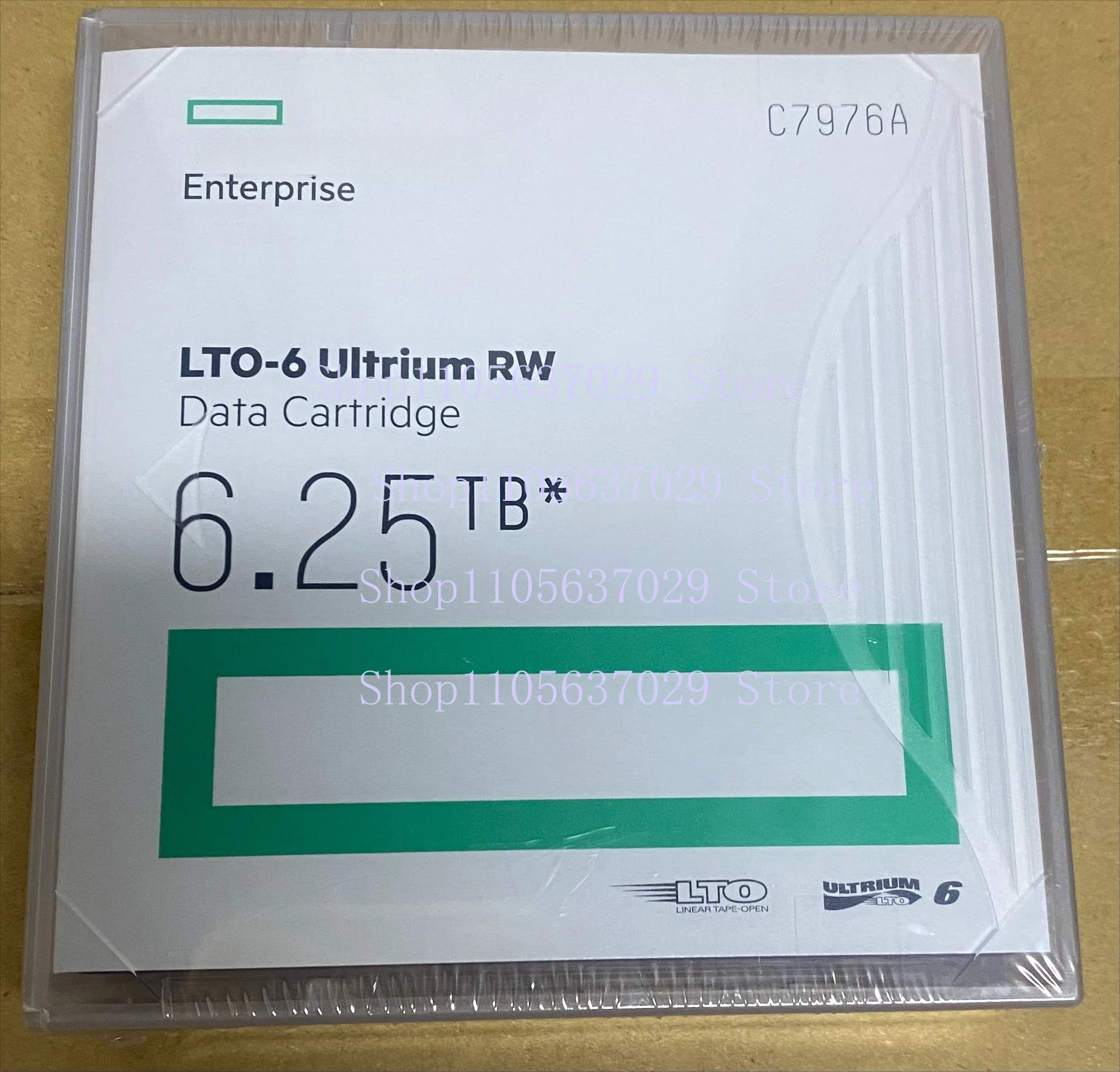 1pcs New For HPE C7976A LTO-6 Ultrium RW Data Cartridge 2.5TB Native 6.25TB Compressed Backup Tape