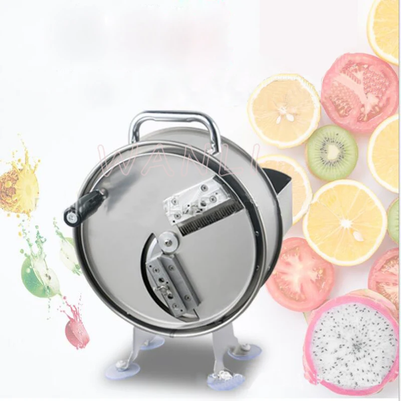 Trancheuse à viande manuelle commerciale en acier inoxydable, déchiqueteuse électrique, coupe-légumes et fruits, outil de cuisine