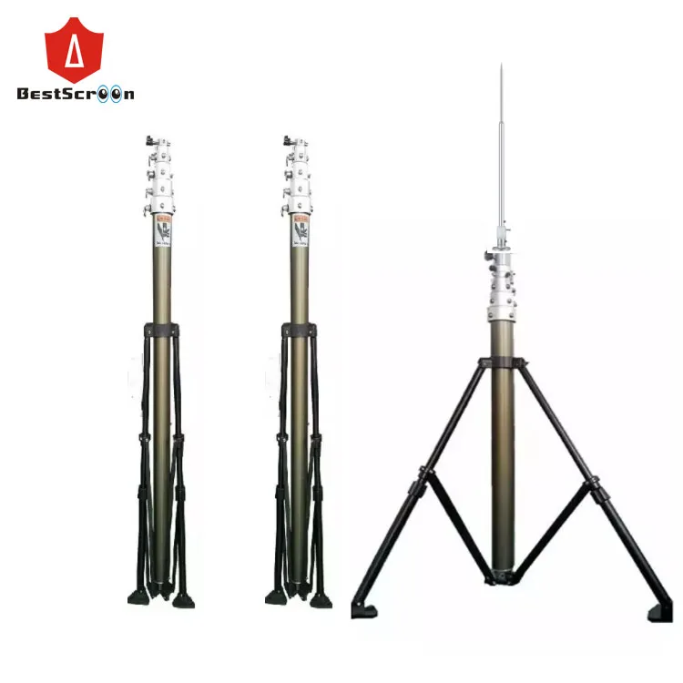 

3.5 4.2m,5.8m meter pneumatic mast portable telescopic pneumatic mast for antenna and lighting