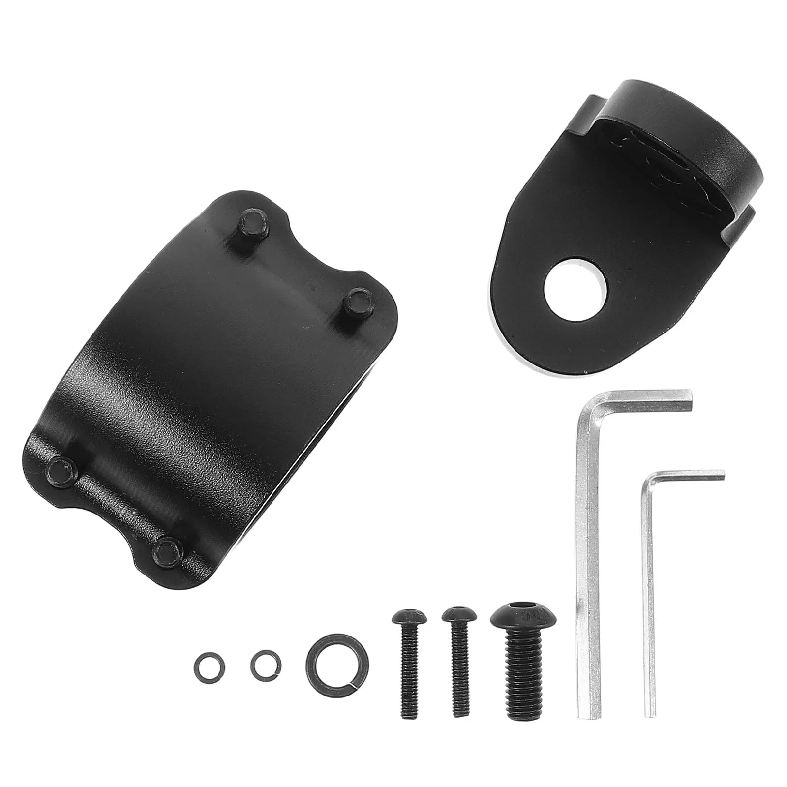 Utv Heavy Duty Whip Light Mount Flag Pole Bracket Adjustable LED Light Bar Mounting Bracket Off-Road Roll Bar Holder Black