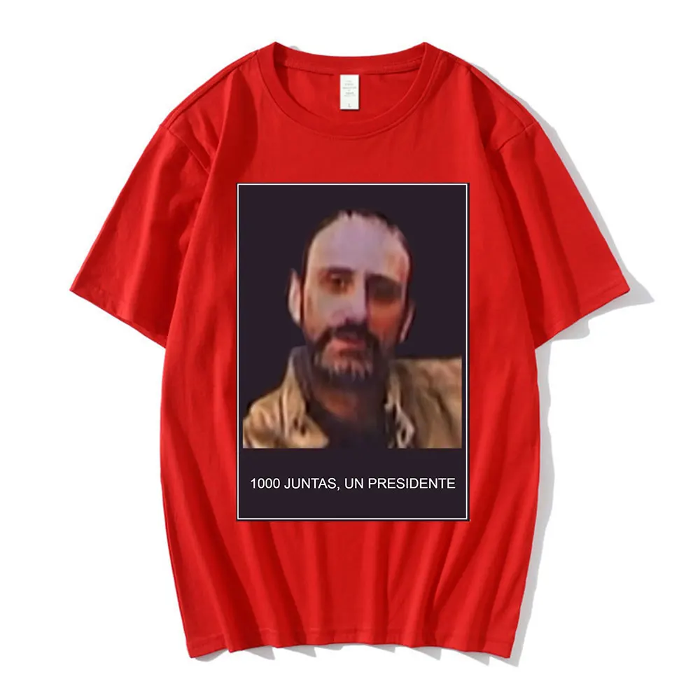 2026 New Summer Juan Costs 1000 Boards A President Graphics Print T-shirt Women Cotton T-shirts Manga T-Shirt Streetwear Clothes