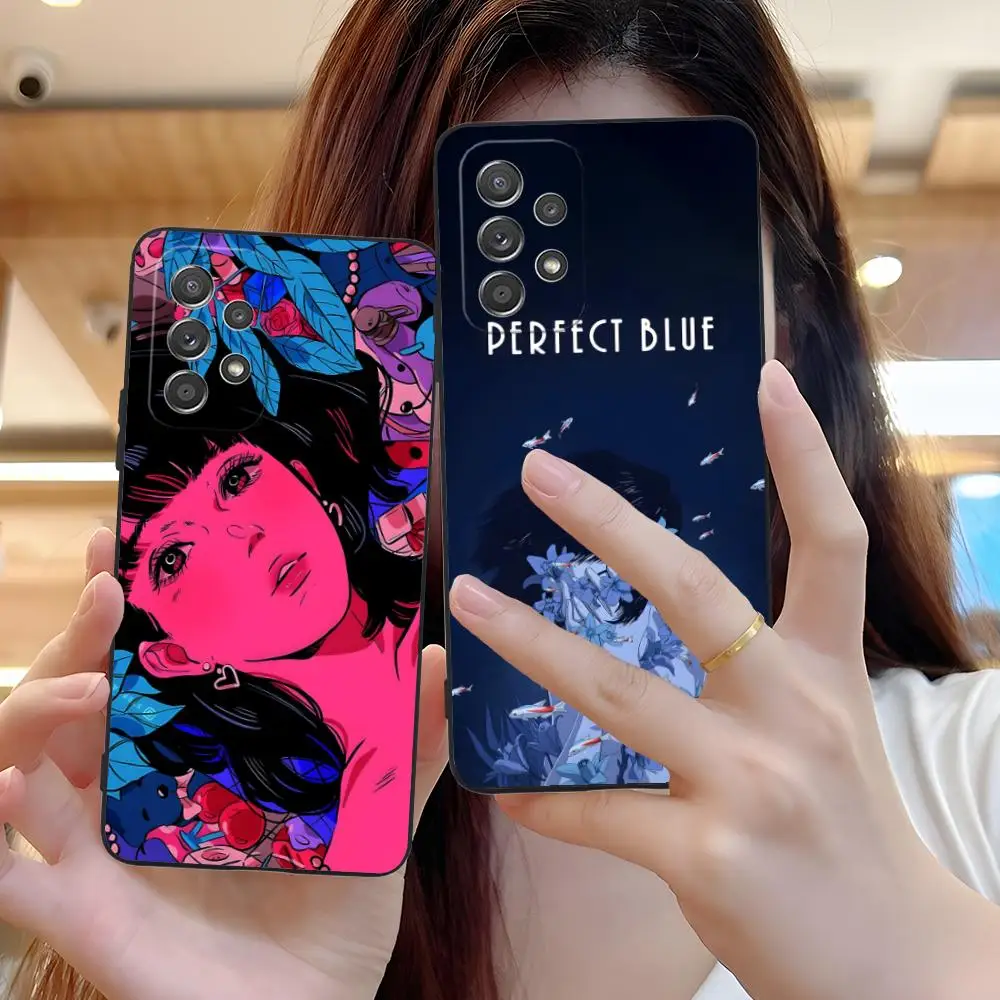 Anime Perfect Blue Phone Case for Samsung Galaxy M55 54 42 35 34 33 32 23 22 15 14 13 12 F55 5G Soft TPU Shockproof Cover