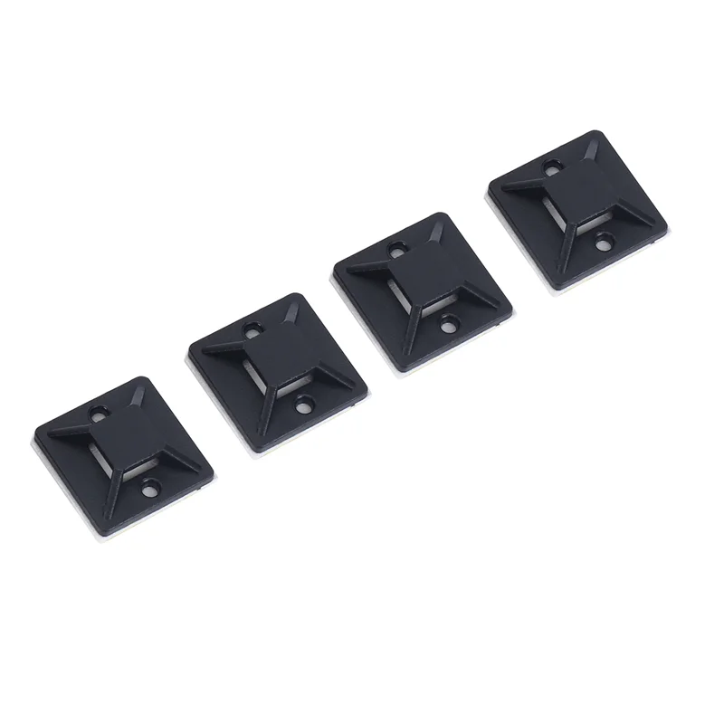 

EDT-1000 Pcs Self Adhesive Cable Tie Mount Base Holder 20 X 20 X 6Mm