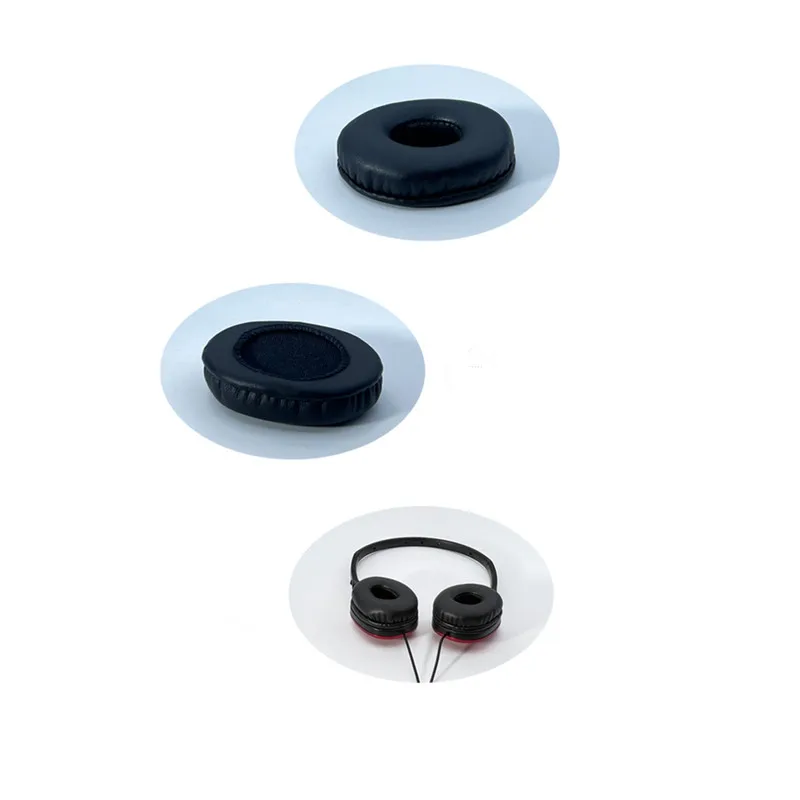 Protein Leather Ear Pads For JVC HA-S150 S160 Headphones Replacement Earpad Ear Cushion Black Pillow Ear Cushions Cover Cups