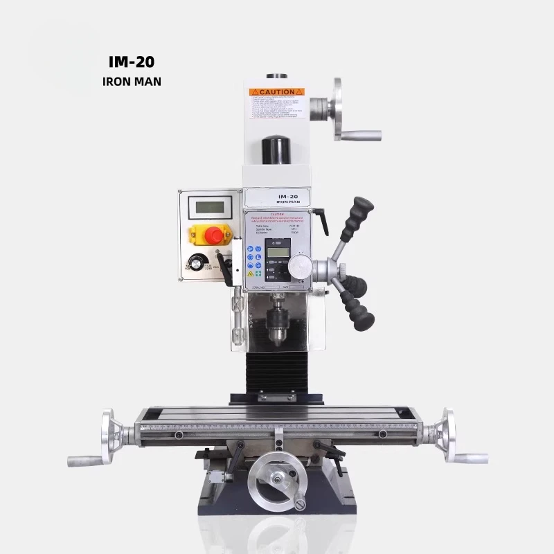 

Metal woodworking milling machine Magnetic grid ruler 1100 watts Multifunctional drilling and milling machine