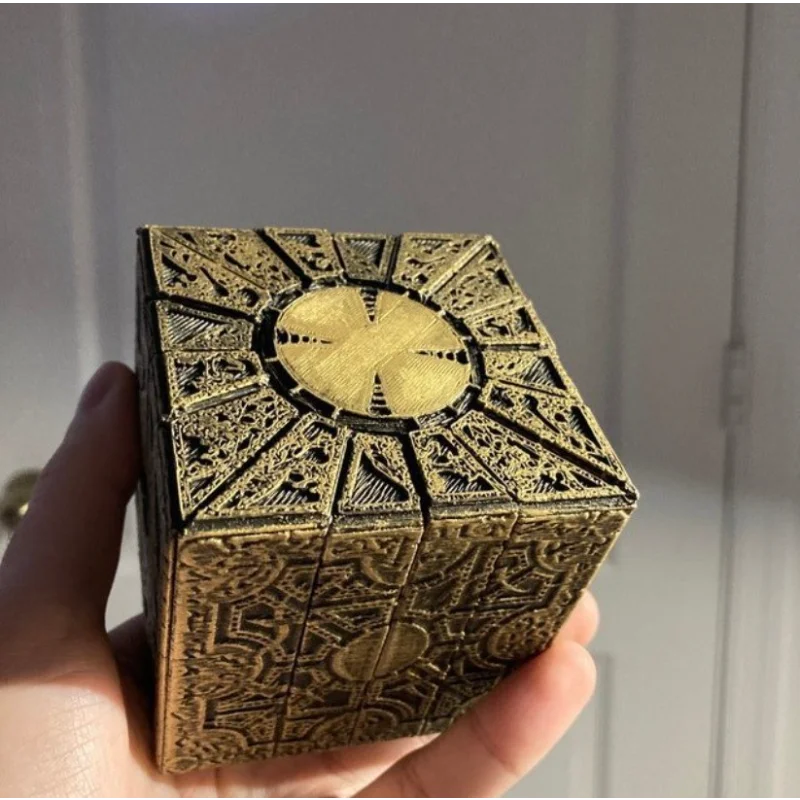 1pcs Puzzle Box Moveable Lament Horror Terror Figures Film Serie Hellraiser Cube IQ&EQ Test Toys Kids Gifts - view 2