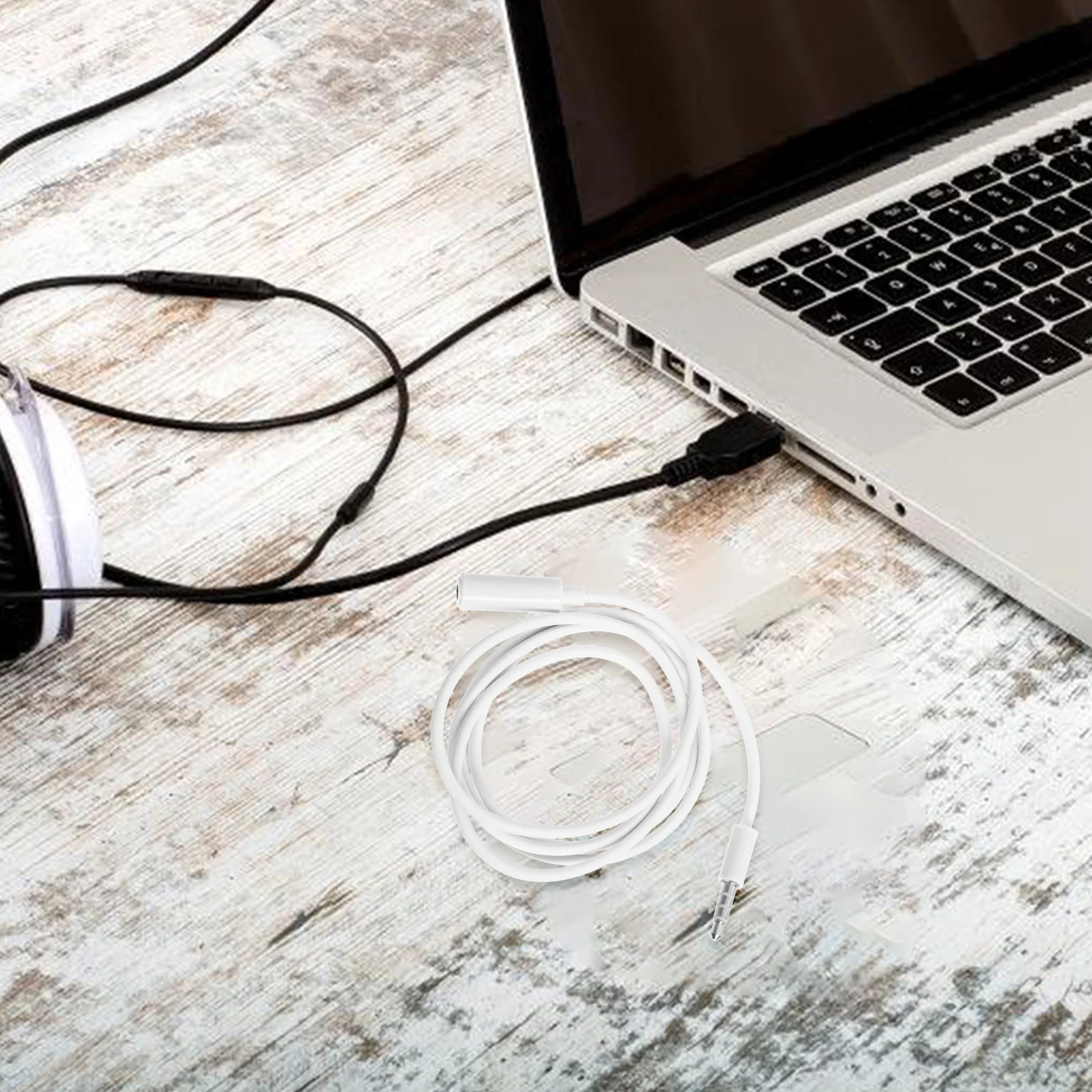 

2pcs Extension For Earphone Speaker Wire Sound Console Adapter Power Amplifier Line Replacement Cord Extension