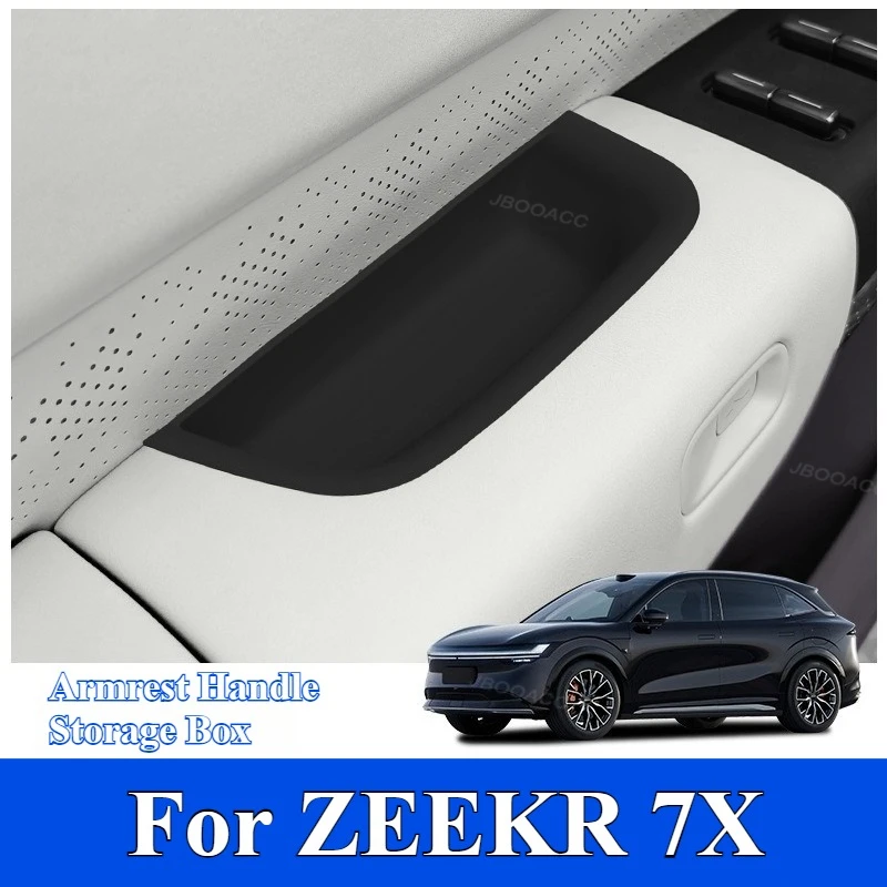 

Для Geely ZEEKR 7X 2024 2025 подлокотник с ручкой, отсек для хранения передней и задней двери, ящик для хранения салона автомобиля, укладка, уборка