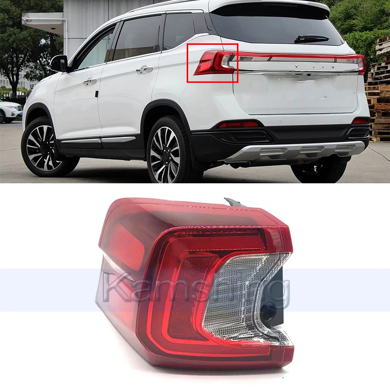 

Задний фонарь заднего бампера Kamshing для Dongfeng Forthing T5, внешний задний фонарь, сигнальная лампа, предупреждающий стоп-сигнал, дальний фонарь