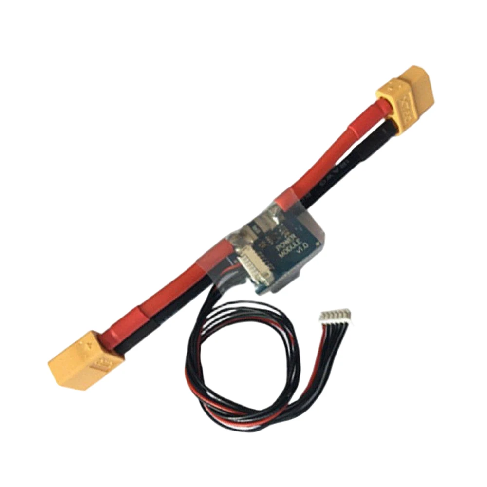2-6S LiPo Power Module Voltage Current Power Meter 5.3V 3A Output with Heat Shrink Tube for Multirotor Flight Controller
