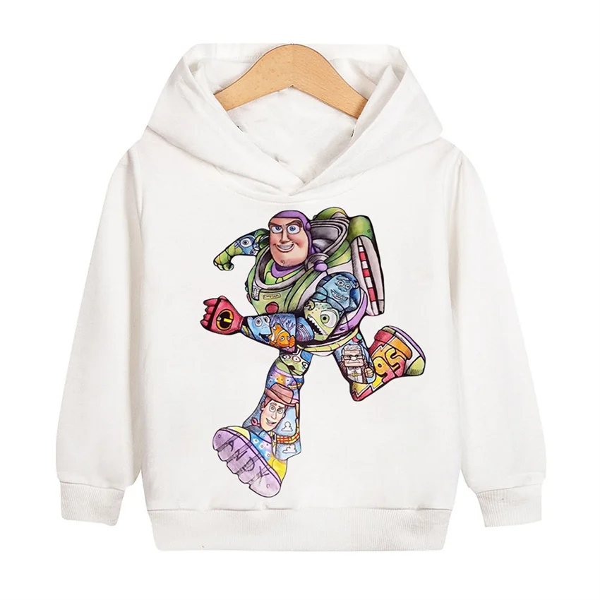 Buzz Astral Casual Hoodies Clothes Cartoon Puppy Fashion Cartoon Children Autumn Sweatshirt Pullover Boys Girls Top for Kids