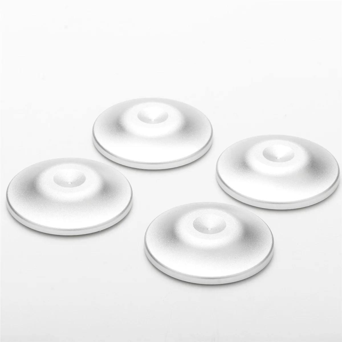 FULL-8PCS Piedini per altoparlanti per amplificatore Cuscinetti per punte Altoparlanti di ricambio Amplificatore Piedini per registratore Argento