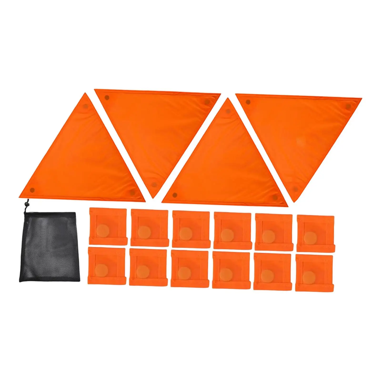 High Visibility Orange Signs Kit for Observation Triangle Shape