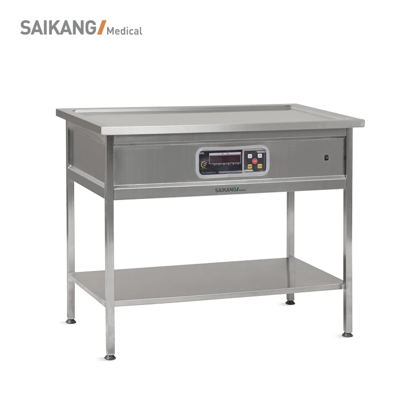 SK-PET01 SAIKANG Veterinary Dog Cat Dispose Weigh Table Stainless Steel Pet Grooming Bath Tub